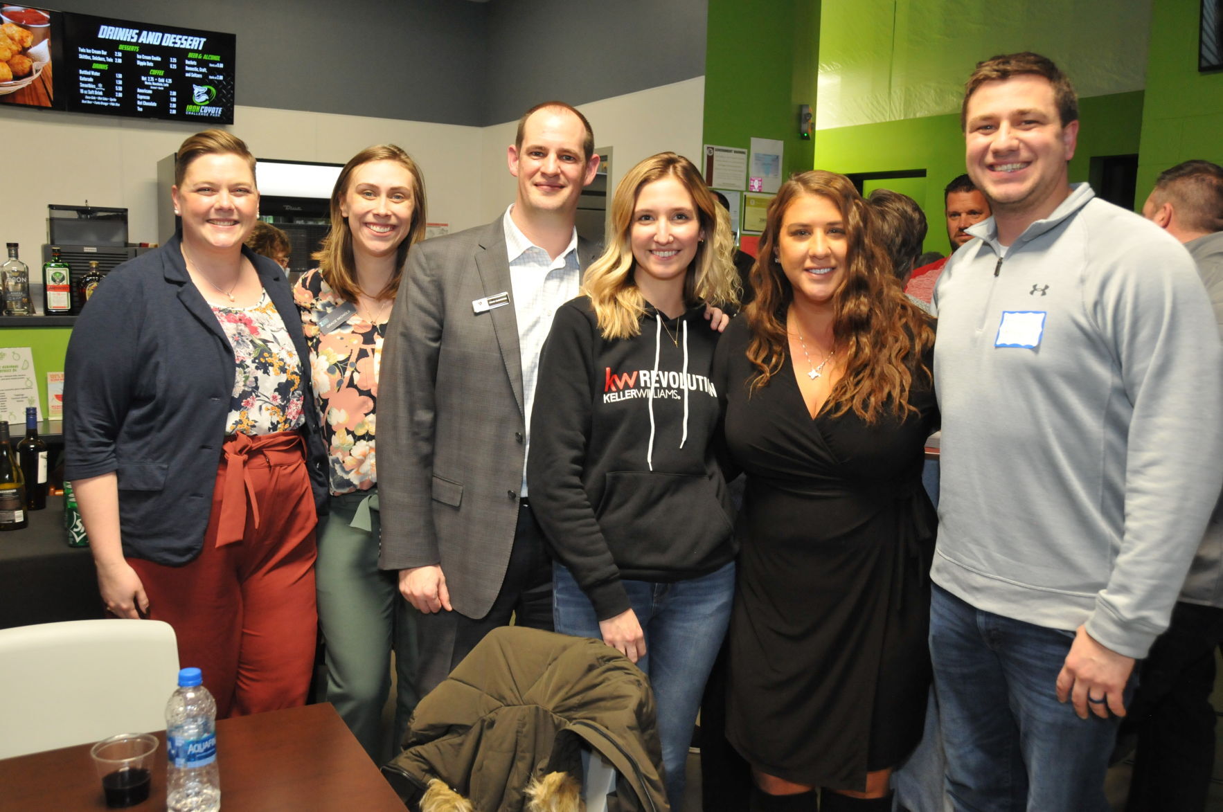 Bloomington-Normal Young Professionals: Whitney Chesher, Grace Nichols, Craig McCormick, Angela Kelley, Kirsten Evans, Mike Shearburn